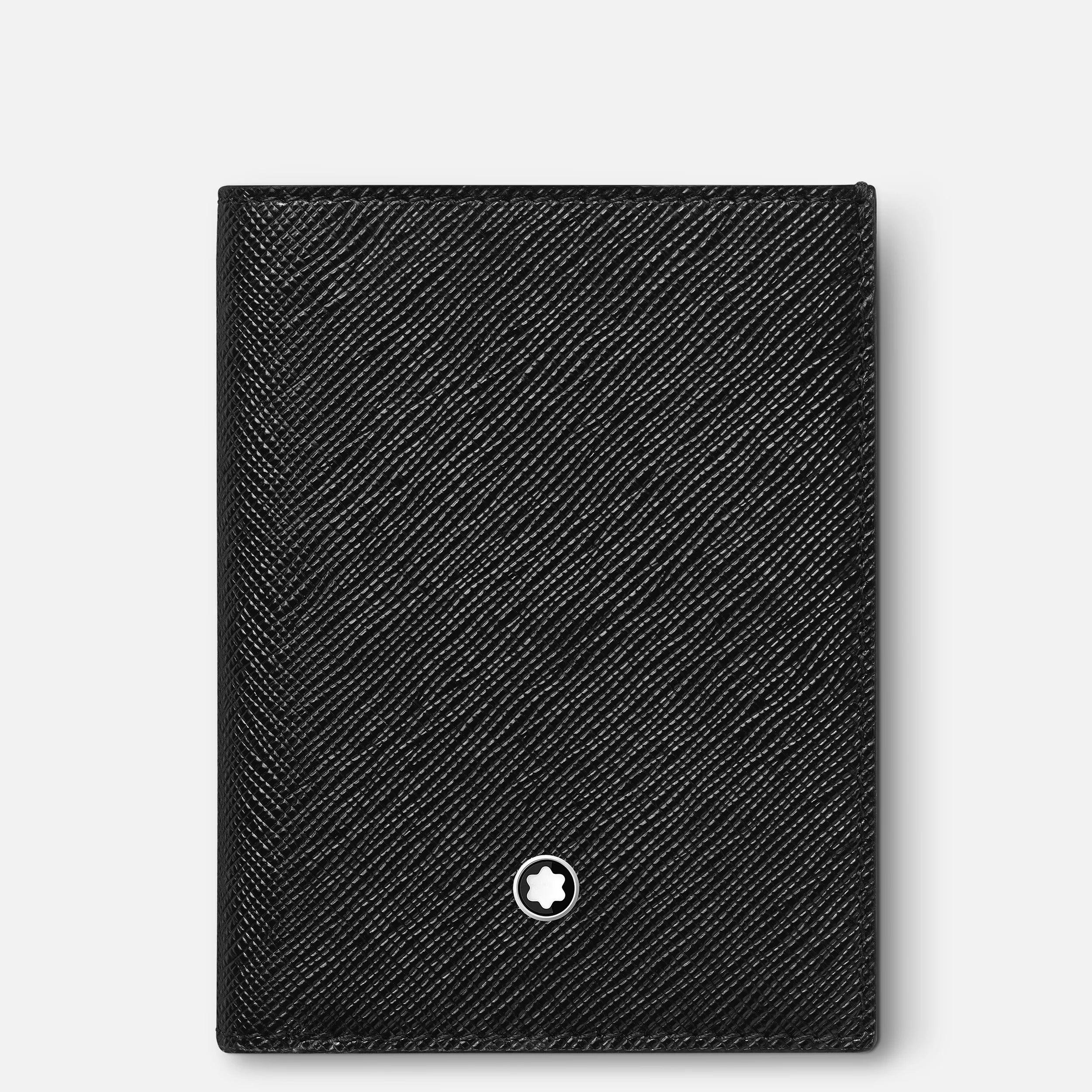 Montblanc portafoglio mini 4 scomparti Montblanc Sartorial nero 130321