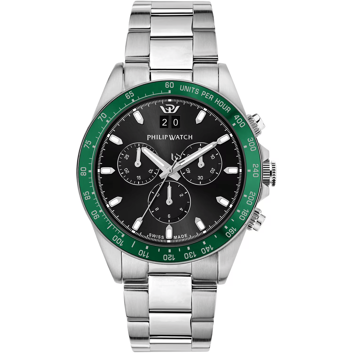 Philip Watch Caribe Sport Cronografo Quarzo R82736 verde