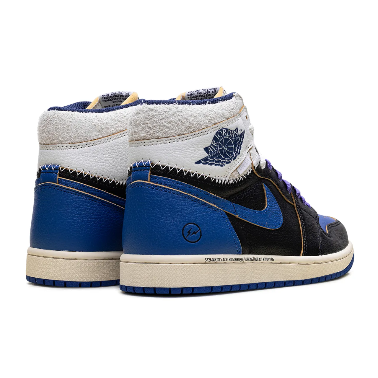 Jordan 1 Retro High OG SP Fragment x Union LA Sport Royal