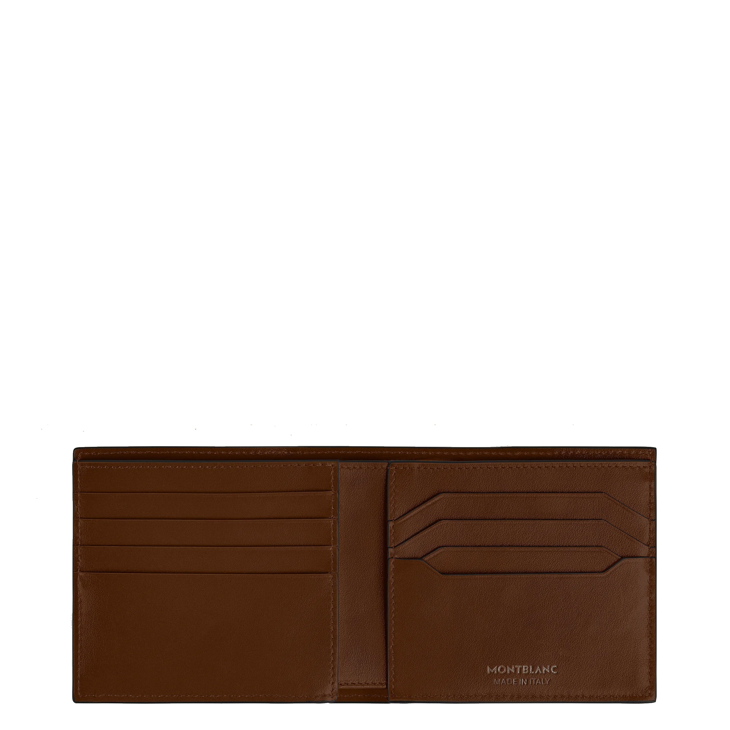 Montblanc portafoglio 8 scomparti Meisterstück sfumato marrone 220317