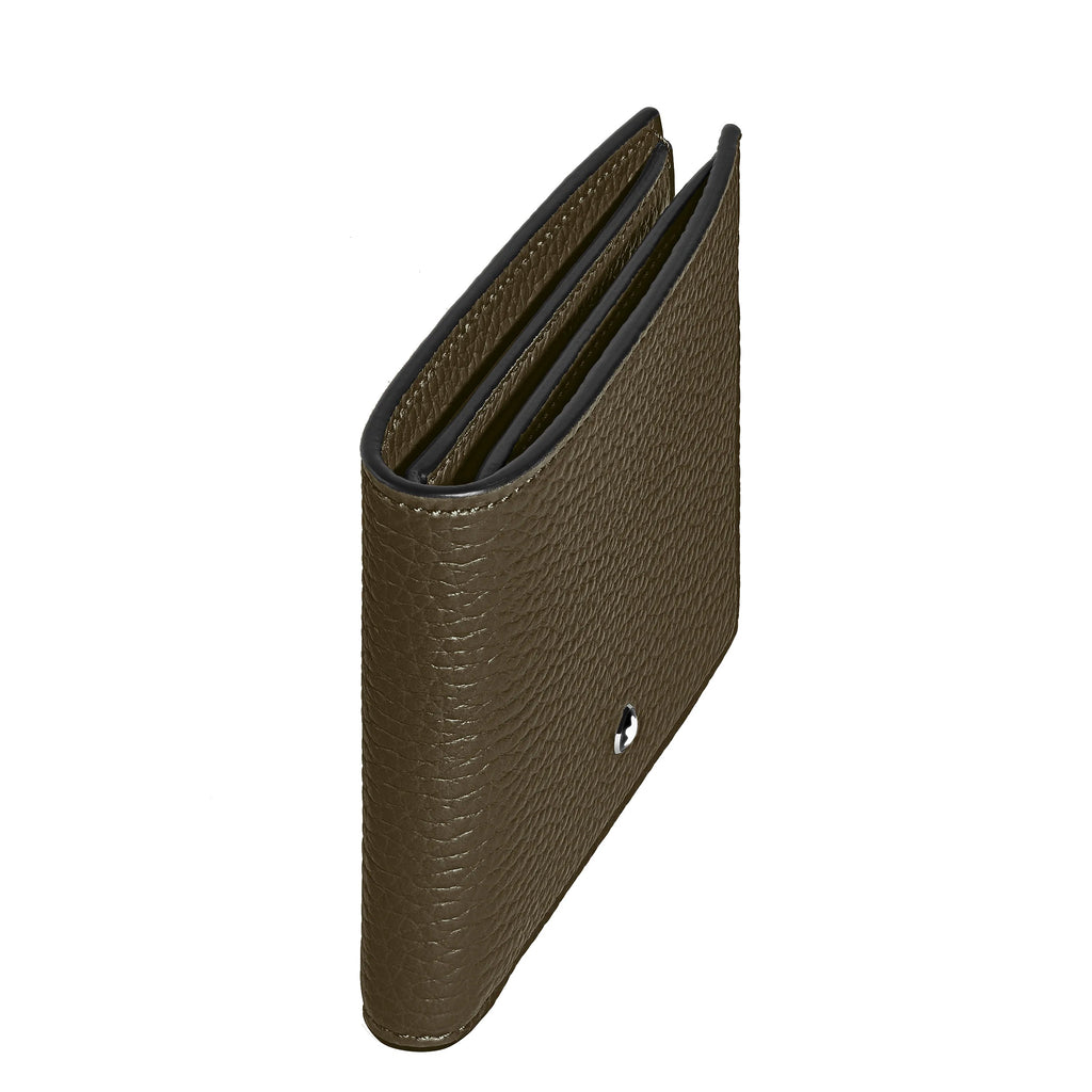 Montblanc portafoglio 6cc kaki 220197