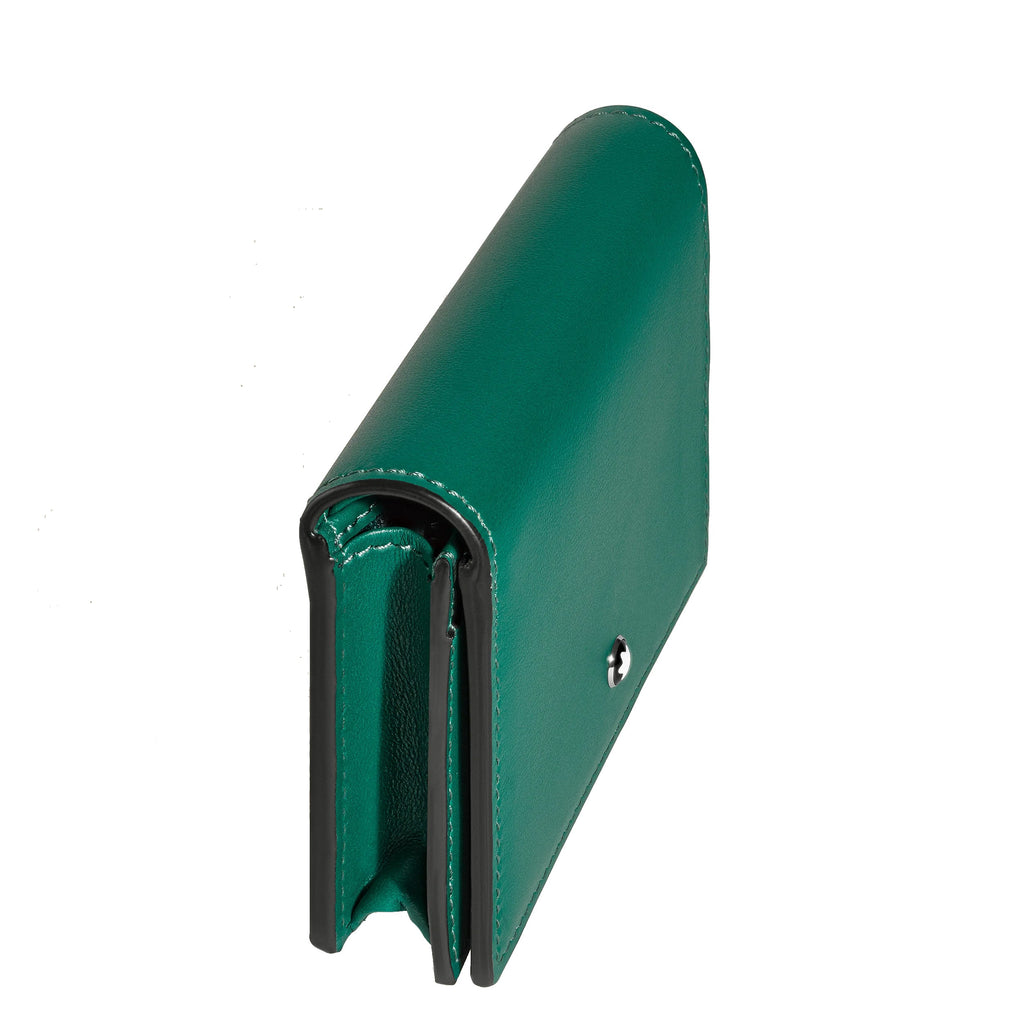Montblanc portafoglio continental nano malachite verde 220227