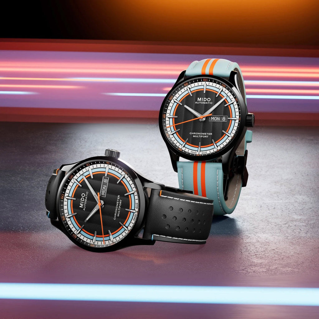 Mido orologio Multifort Chronometer 1 Racer 42mm nero automatico acciaio finitura PVD nero M038.431.36.051.00