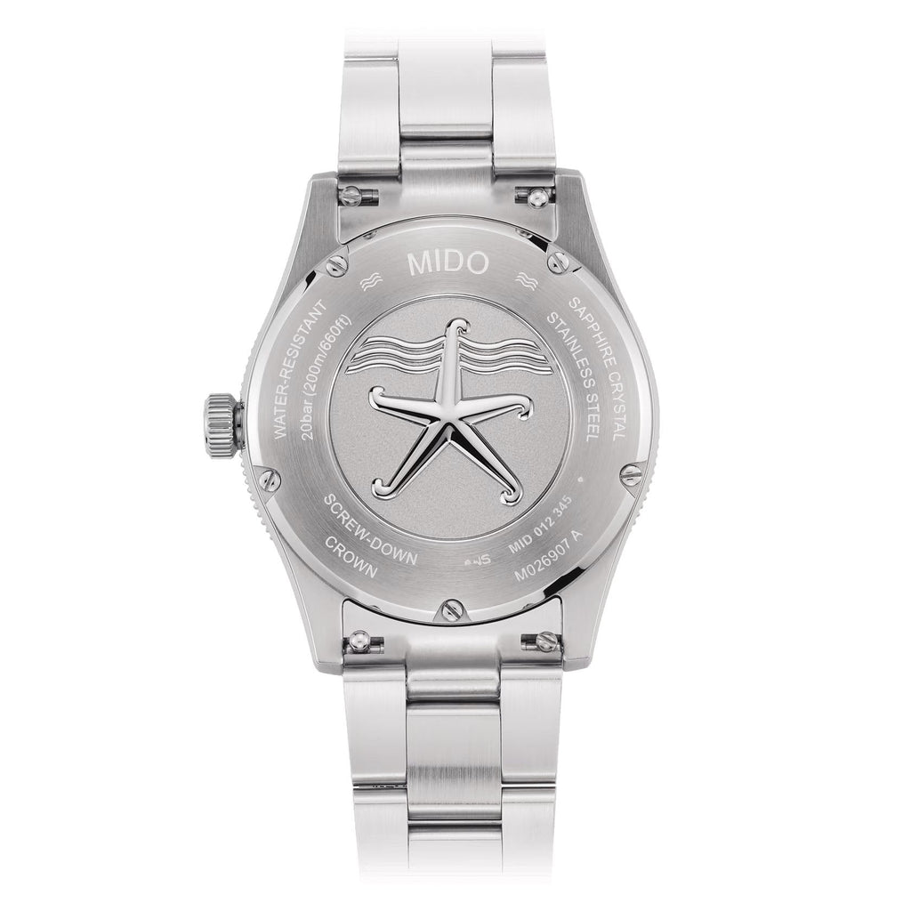 Mido orologio Ocean Star 39mm blu automatico acciaio M026.907.11.041.00